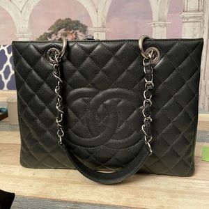 Authentic Chanel Shopping Tote, Like New